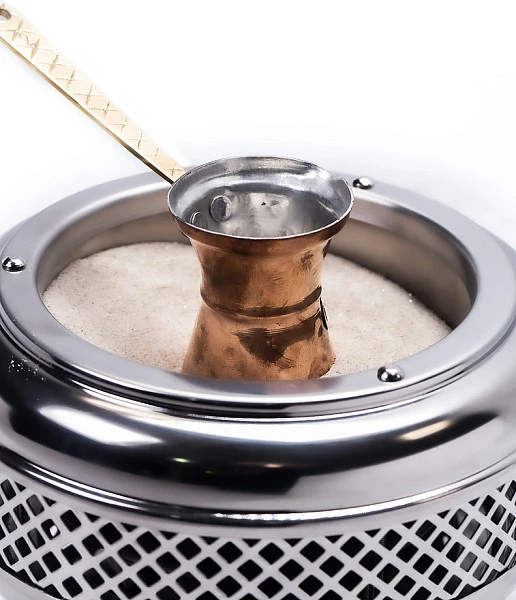 Аппарат для приготовления кофе на песке Johny AK/8-5 хром