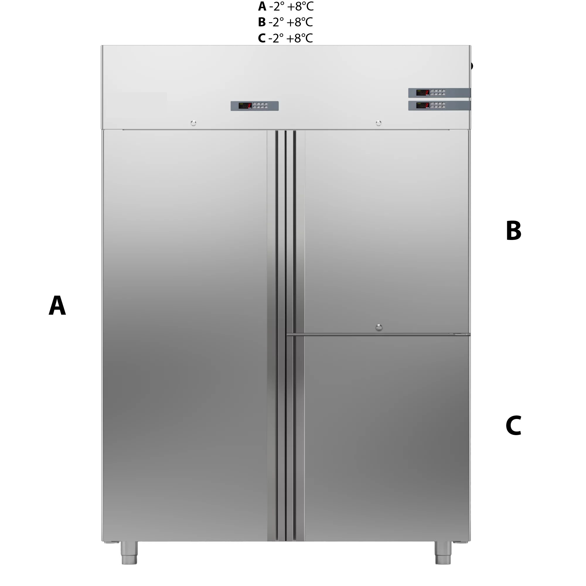 ШКАФ КОМБИНИРОВАННЫЙ 1400 ЛИТРОВ APACH CHEF LINE LCK140N3D3