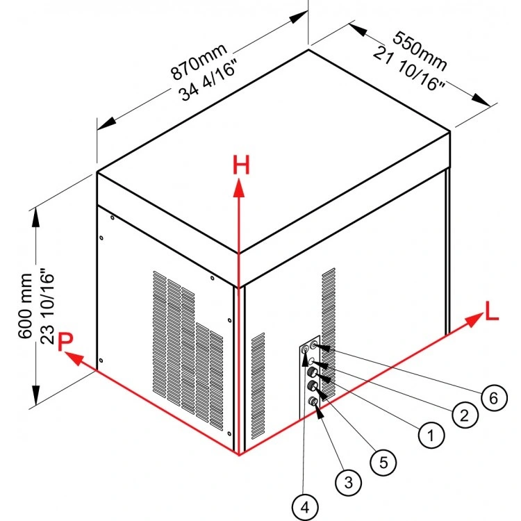 Brema I.M. S.p.a. Льдогенератор серии Muster 250W