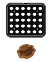 Форма для приготовления тарталеток Pavoni Форма N