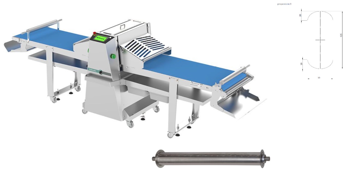 ТЕСТОРАСКАТКА ROLLMATIC R65AXP-T/16 /НАБОРЫ ДЛЯ НАРЕЗКИ КВ.180Х180ММ, КВ.120Х120MM, ОВАЛ 125Х55ММ