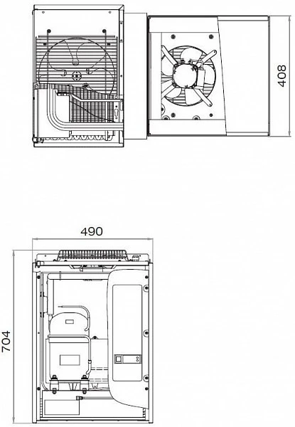 Низкотемпературный моноблок Polair MB 108 S