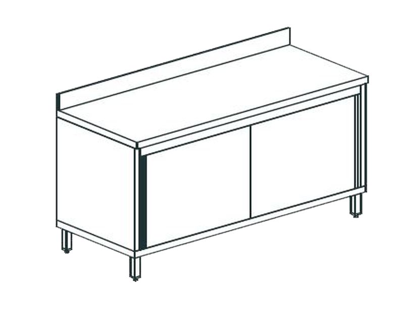 СТОЛ ПРОИЗВОДСТВЕННЫЙ ЗАКРЫТЫЙ APACH CHEF LINE LWC622SH2SDU