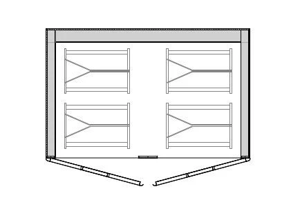 Расстоечный шкаф Zanolli ROTOR WIND 5E 2ДВ/4ТЕЛ