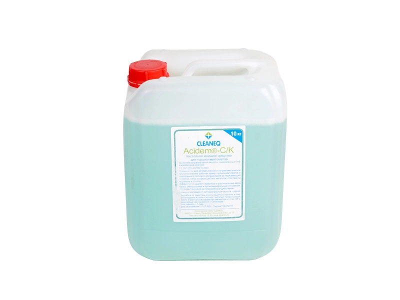 Кислотное моющее ср-во т.м. CLEANEQ серии Acidem C/K для пароконвектоматов, 10 кг