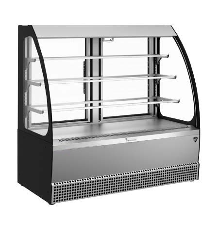 ВИТРИНА КОНДИТЕРСКАЯ KAYMAN KВК-1305М  ОТКРЫТАЯ ЛЮКС ЧЕРНЫЙ