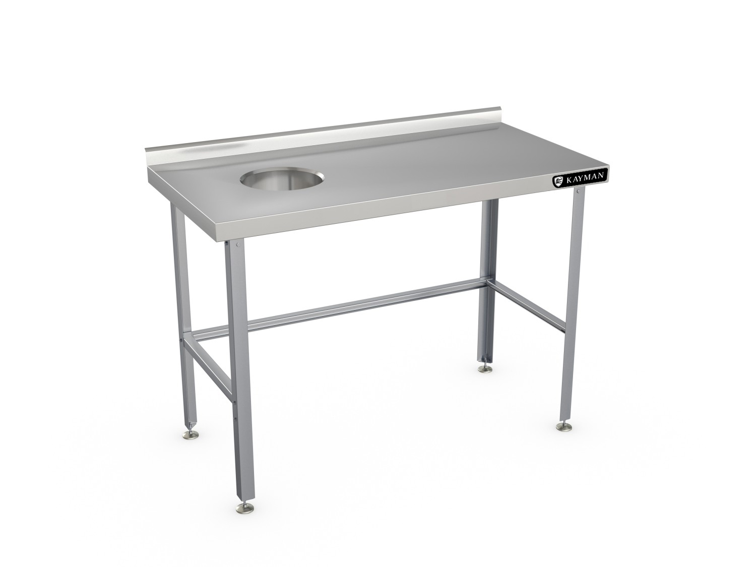 СТОЛ ДЛЯ СБОРА ОТХОДОВ ПРИСТЕННЫЙ  KAYMAN СП-446/1206-Л-А