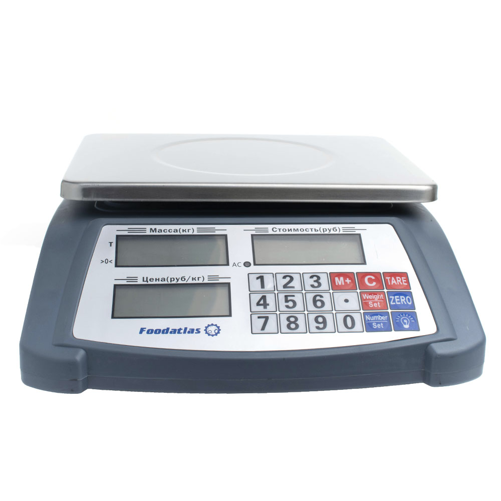 Торговые весы Foodatlas 30кг/1гр YZ-506