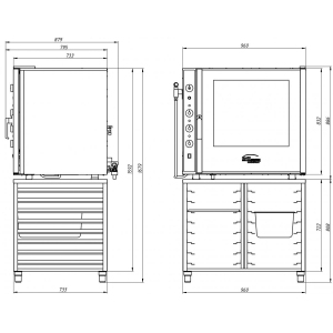 Пароконвектомат Гриль Мастер ПКЭБ/6