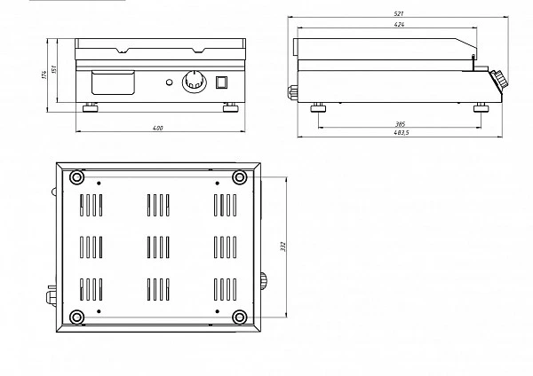 Жарочная поверхность Grill Master ПЖ/К (24026)