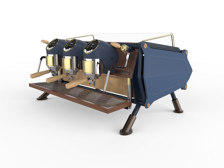 Кофемашина Sanremo Café Racer Custom Renegade 2 гр. голубая