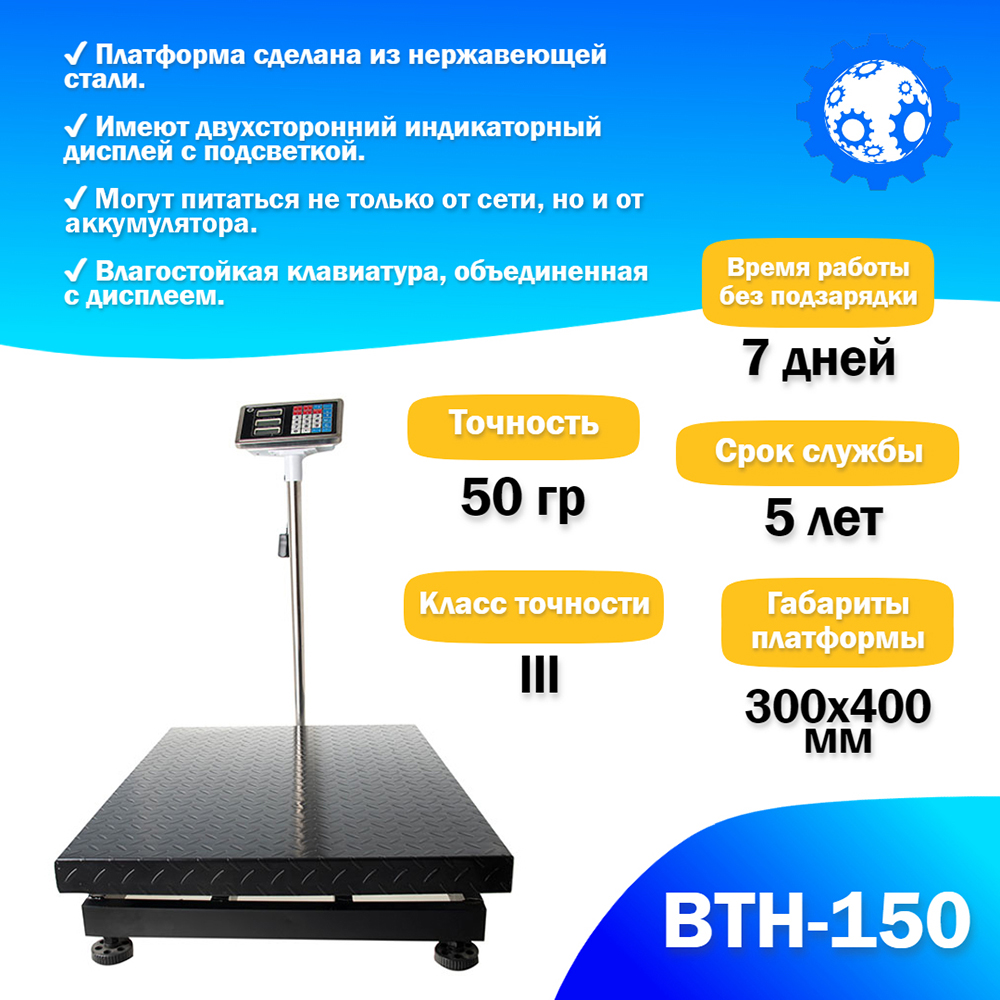 Весы товарные Foodatlas ВТН-150