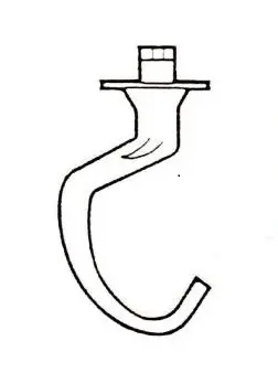 SINMAG EQ.CORP. Крюк для миксера серии SM, мод. SM 101