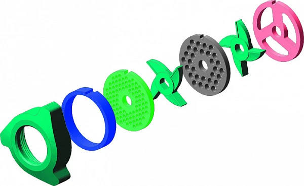 Мясорубка Торгмаш Пермь М-80Ч (червячный редуктор)