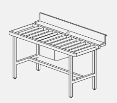 СТОЛ РОЛИКОВЫЙ DIHR T 195 SX