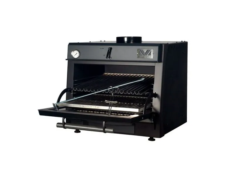 Печь на твердом топливе (хоспер) Vortmax CHO 44 LUX Black