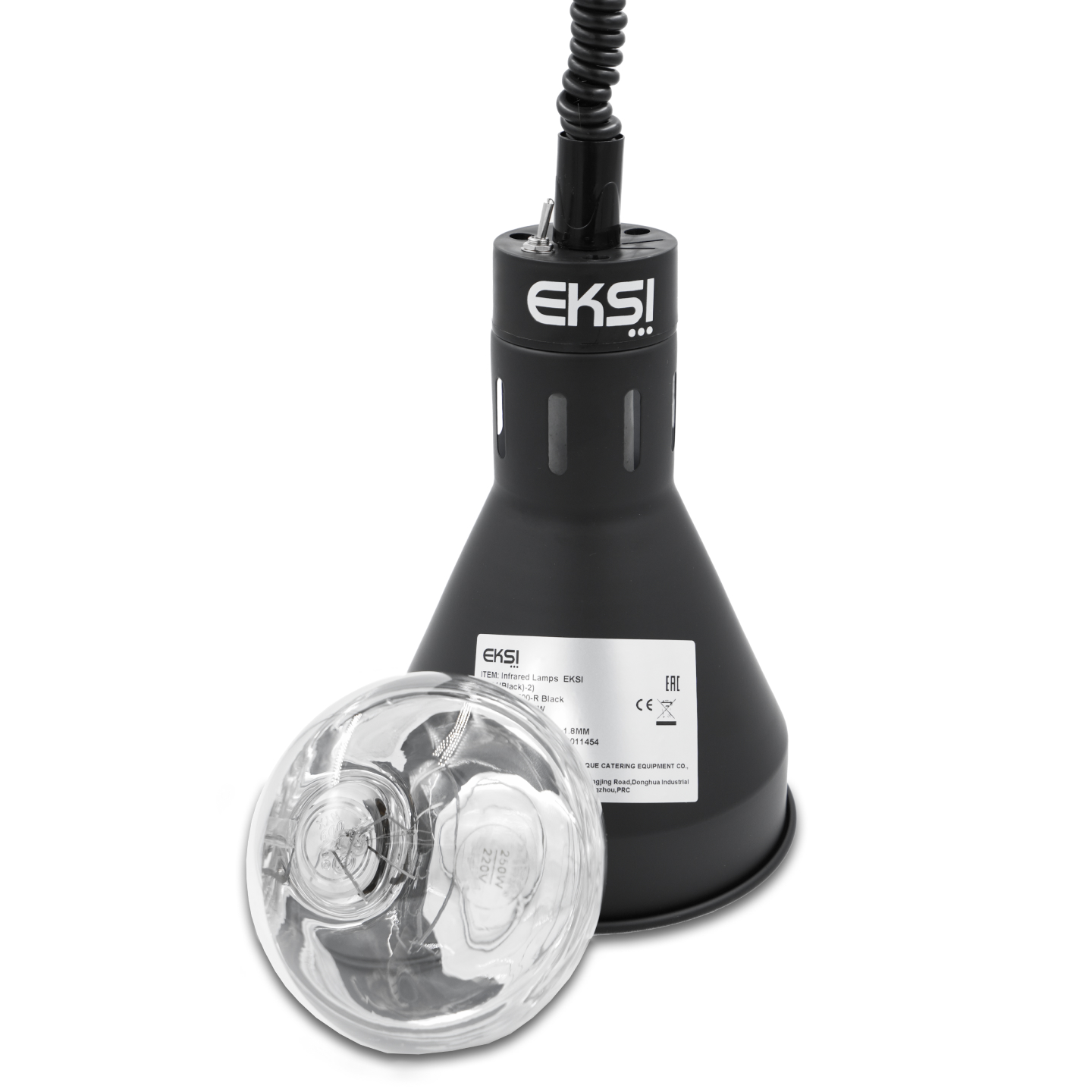 Тепловая лампа Eksi EL-500-R Black