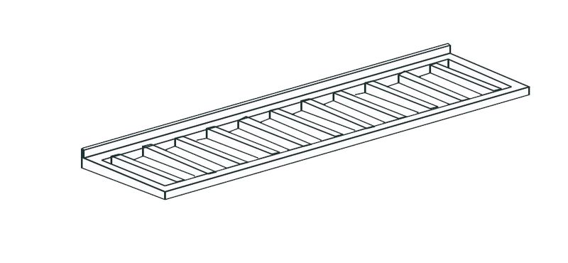 ПОЛКА НАСТЕННАЯ APACH CHEF LINE LSWD17040