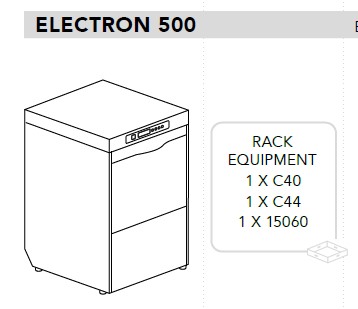 МАШИНА ПОСУДОМОЕЧНАЯ DIHR ELECTRON 500+XP+PS СПЕЦ. ТЕМПЕРАТУРА