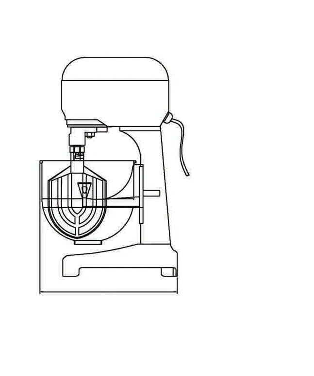 Планетарный миксер Sinmag SМ 101 (1 дежа)