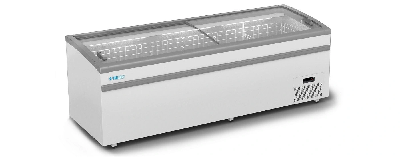 Ларь-бонета Italfrost ЛВН 2100 (ЛБ2 М 2100) PUSH СПR290 (верхний и нижний бампер)