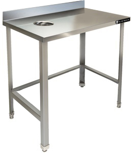 СТОЛ ДЛЯ СБОРА ОТХОДОВ ПРИСТЕННЫЙ  KAYMAN СП-455/0906 Л