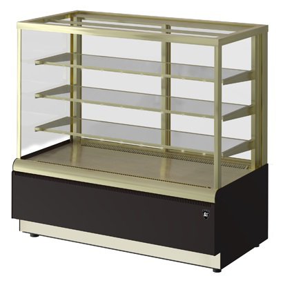 ВИТРИНА КОНДИТЕРСКАЯ KAYMAN K-ВК-1300 ЛЮКС КВАДРО БРОНЗА