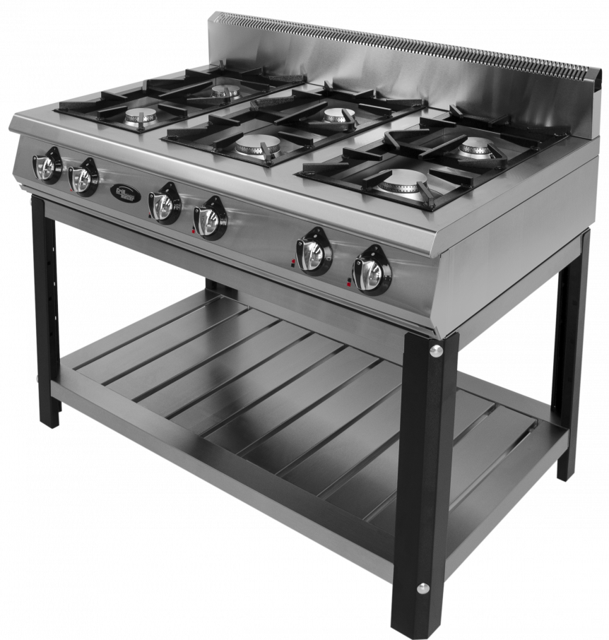 Плита газовая Гриль-Мастер Ф6ПГ/800  (на подставке)