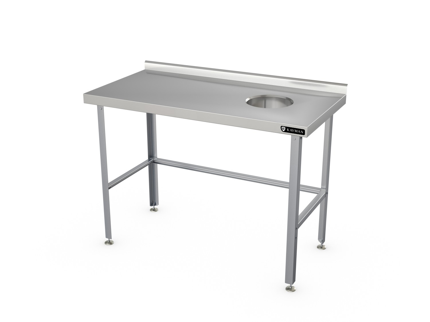 СТОЛ ДЛЯ СБОРА ОТХОДОВ ПРИСТЕННЫЙ  KAYMAN СП-456/1206-П-А