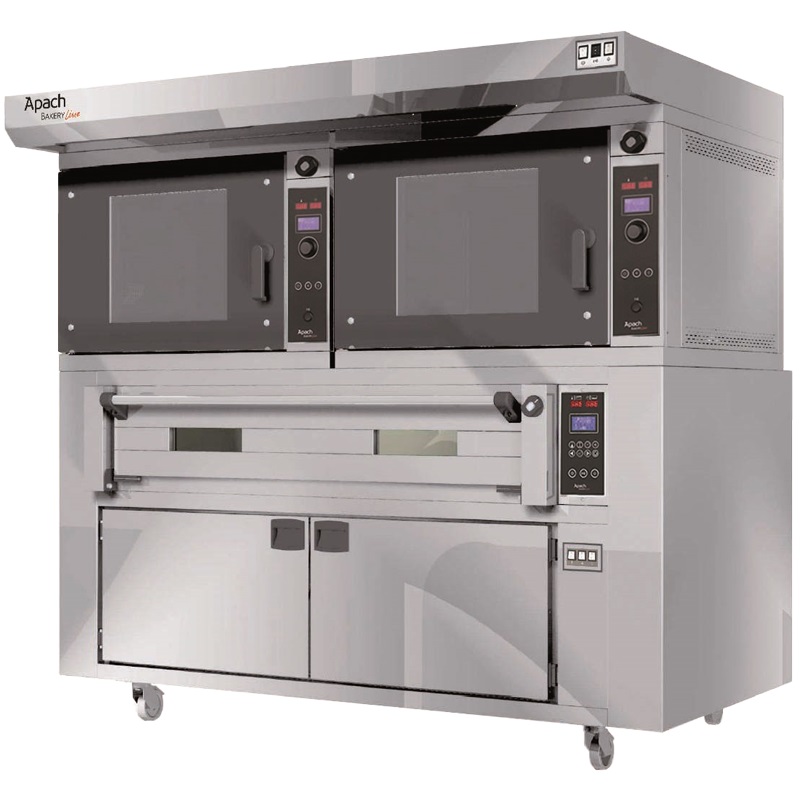Печь конвекционная электрическая Apach Bakery Line 2K5P60P DP+E4L18PA DPBI-T без соед.комп.