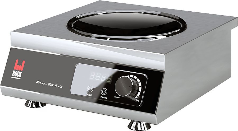 Плита индукционная Rock Kitchen IOV3500 WOK  WOK плита, 424x356х140 мм, 3,5кВт, 220В, 5,2 к