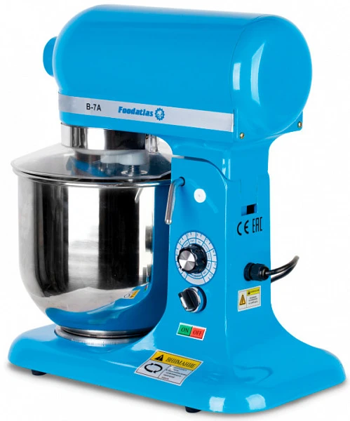 Планетарный миксер Foodatlas B-7A голубой