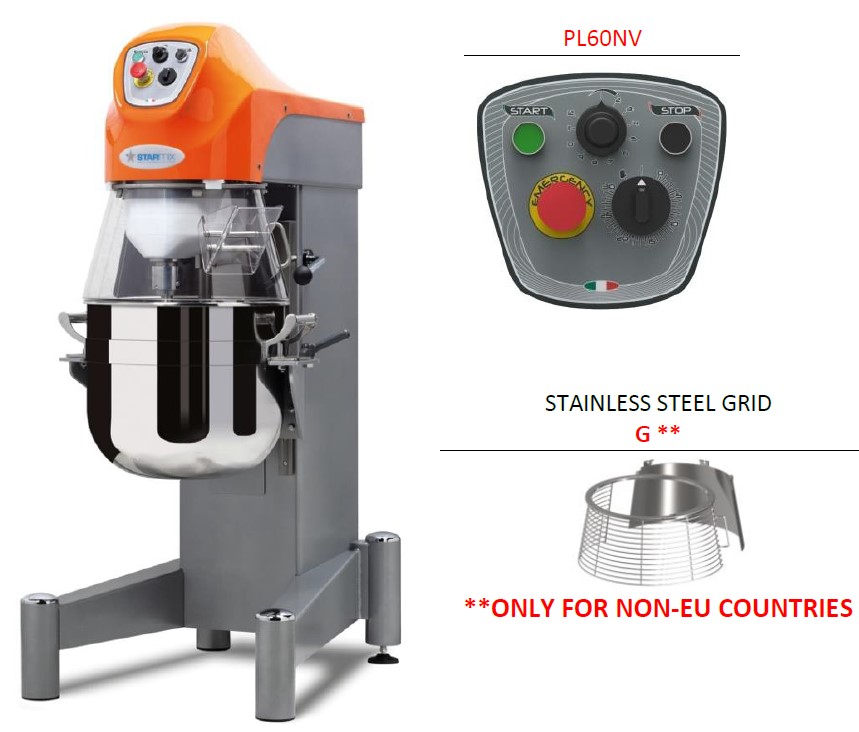 МИКСЕР ПЛАНЕТАРНЫЙ STARMIX PL60NVG 3 ФАЗН.