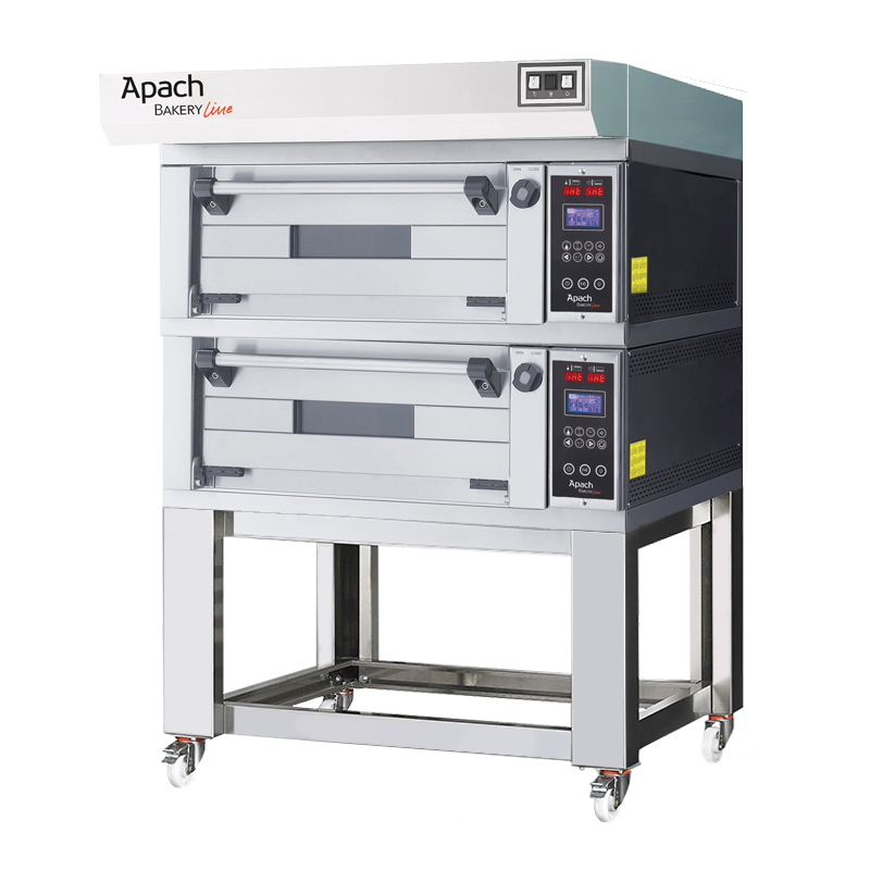 ПЕЧЬ ПОДОВАЯ ДЛЯ ПИЦЦЫ С ПОДСТАВКОЙ БЕЗ НАПРАВЛЯЮЩИХ APACH BAKERY LINE E2L2PZL EMP
