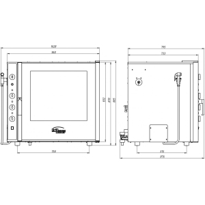 Пароконвектомат Гриль Мастер ПКЭИ/6