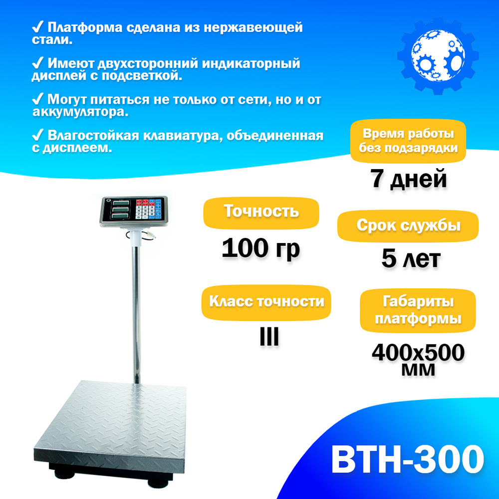 Весы товарные Foodatlas ВТН-300