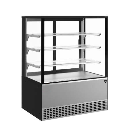 ВИТРИНА КОНДИТЕРСКАЯ KAYMAN KВК-950М ЛЮКС КВАДРО СЕРЫЙ МАТОВЫЙ