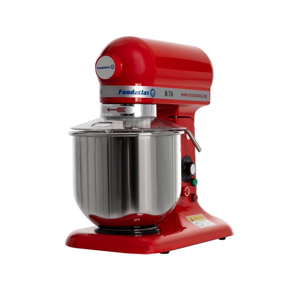 Планетарный миксер Foodatlas B-7A красный