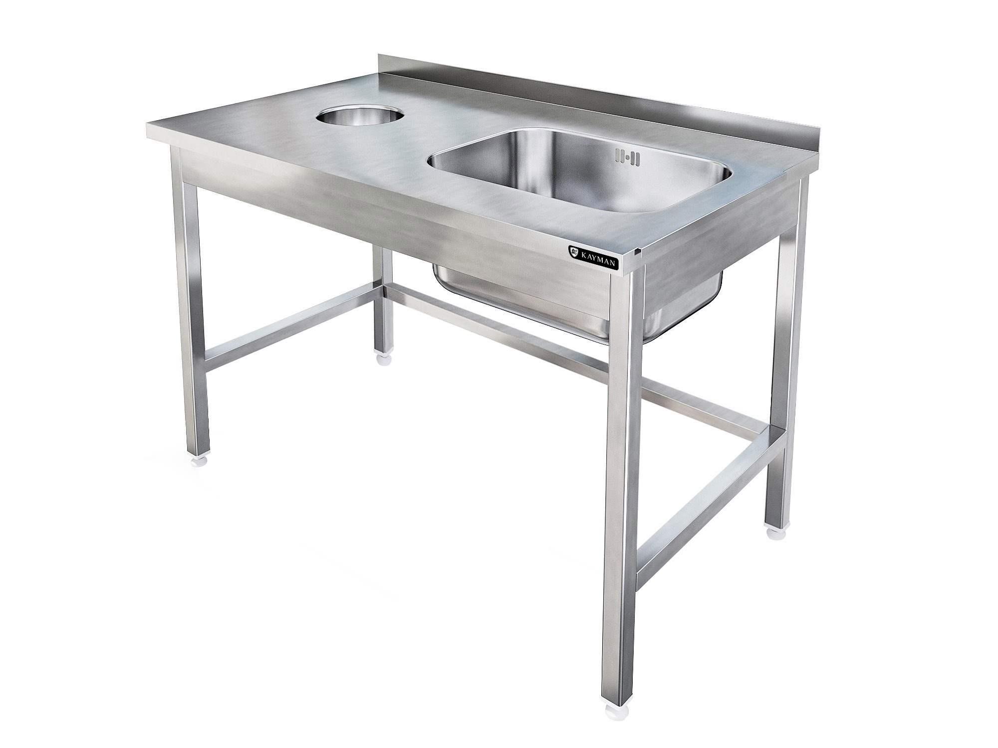 СТОЛ ДЛЯ ГРЯЗНОЙ ПОСУДЫ KAYMAN ДЛЯ П/М TATRA СПМ-123/1207 ЛЕВЫЙ