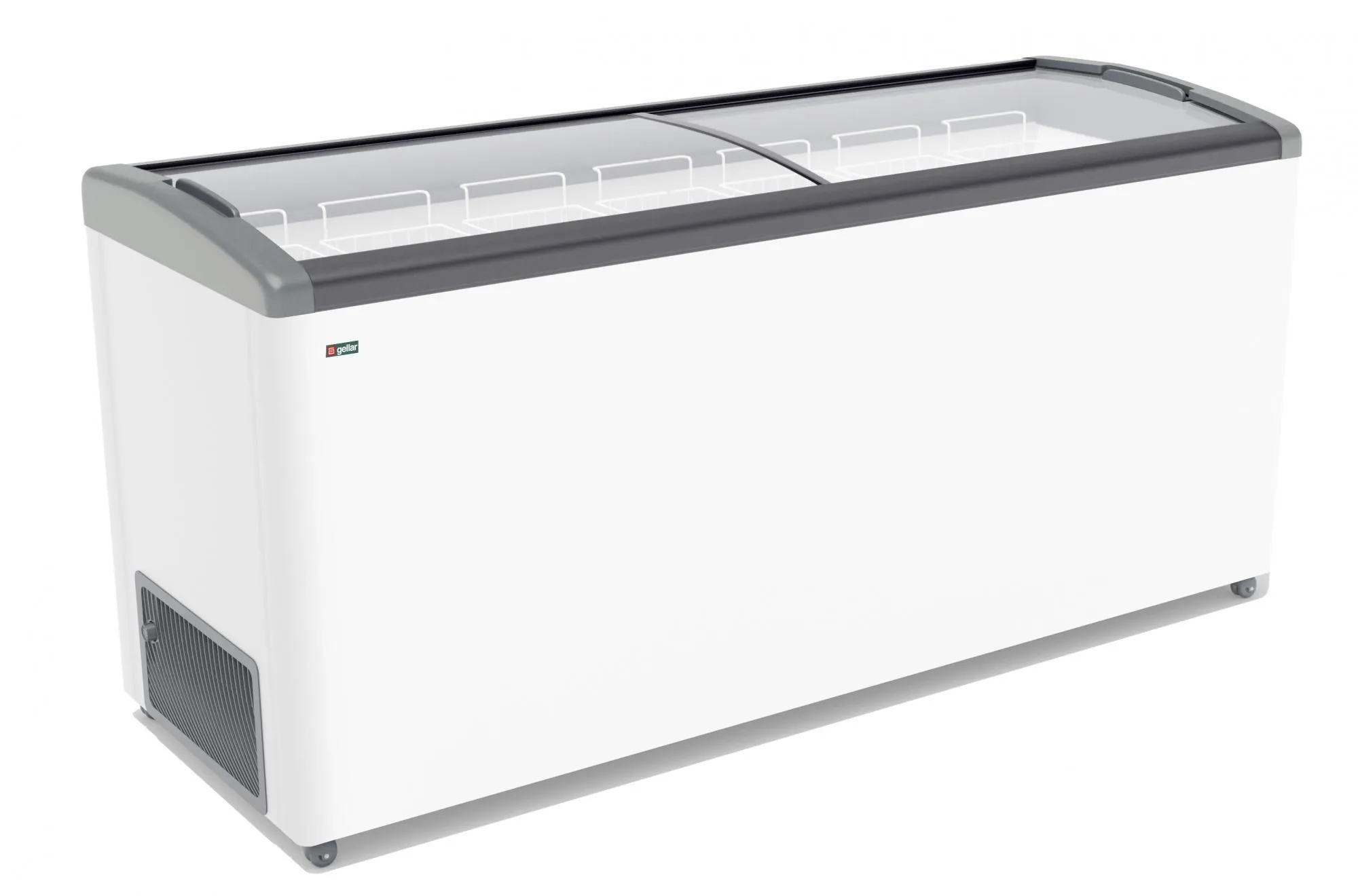 Морозильный ларь Gellar FG 700 E серый