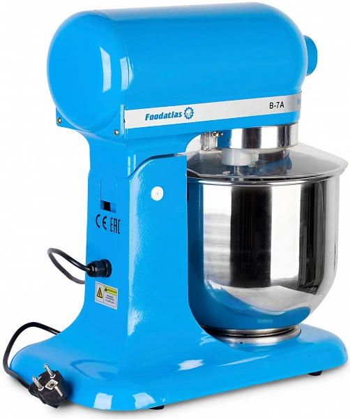 Планетарный миксер Foodatlas B-7A голубой