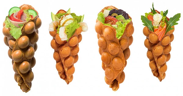 Вафельница для гонконгских вафель (Bubble Waffle) Starfood 1620042A